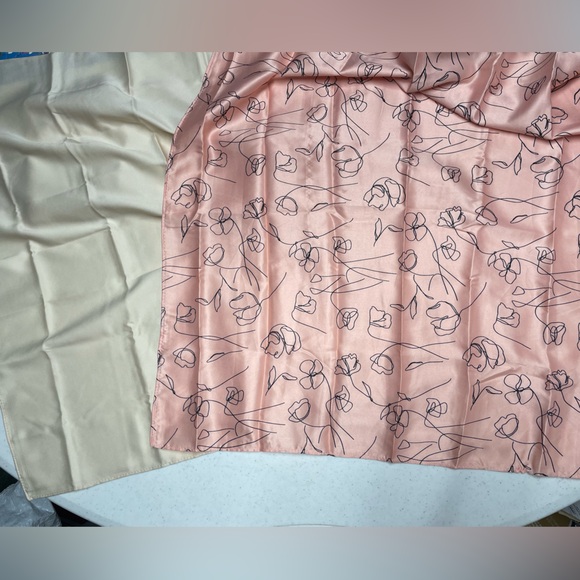 Lark & Ives Silk Satin Scarf Set - Picture 6 of 14